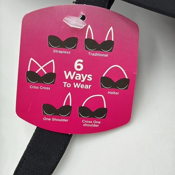 NWT Maidenform 6-Way Convertible Bra – Black, Size S - Picture 11 of 11